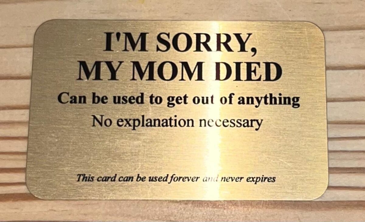 Im Sorry My Mum Died Card - Image 2