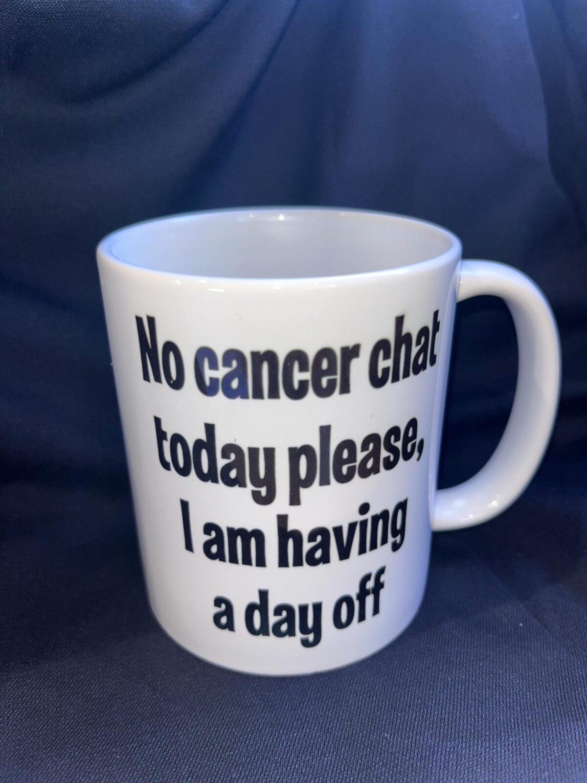 No cancer chat today Mug